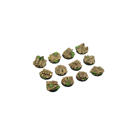 Wood Bases Round 25mm (5)