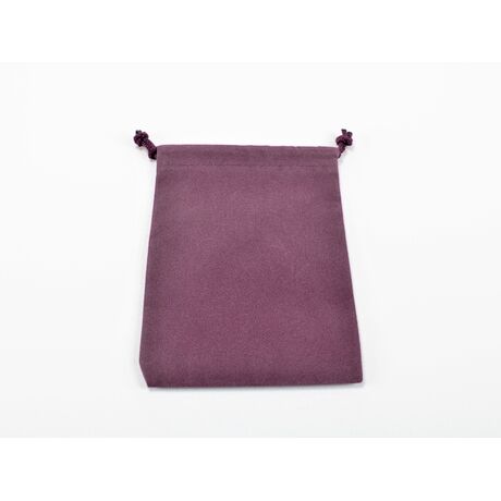 Suedecloth Dice Bag (S) Purple 4" x 5 1/2"