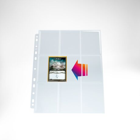 Gamegenic Ultrasonic 9-Pocket Page Clear Side-Loading