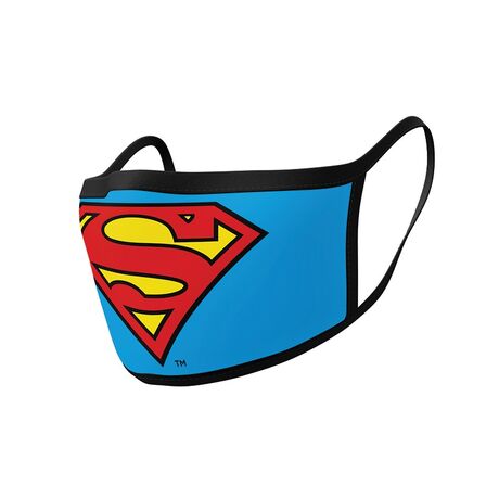 FACE COVERS 2-PACK SUPERMAN LOGO