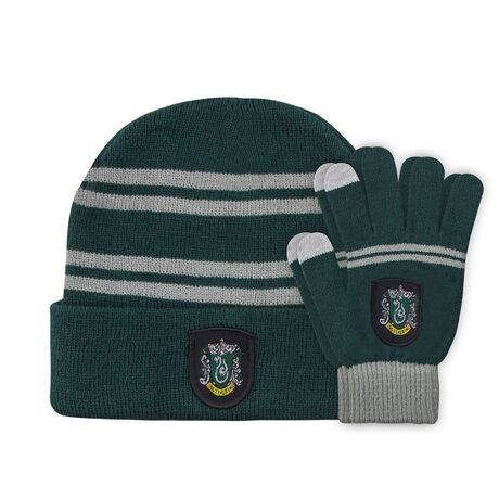 Harry Potter Beanie & Gloves Set for Kids Slytherin (Green)