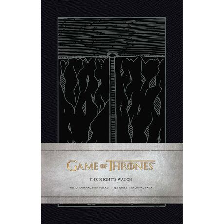 GAME OF THRONES NIGHT'S WATCH HARDCOVER RULED JOURNAL