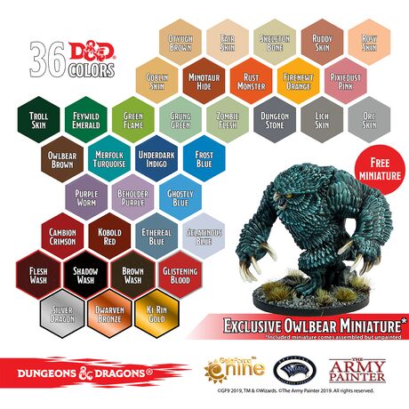 D&D Monsters Paint Set 18ml