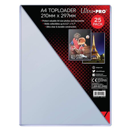 Toploader A4 (210mm x 297mm)