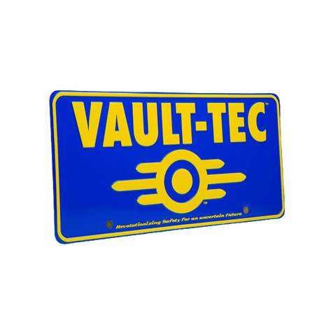 Fallout Vault-Tec Metal Sign