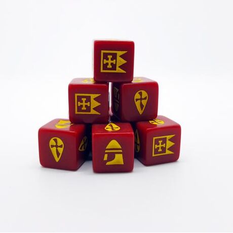 Norman & Carolingian Dice (8)
