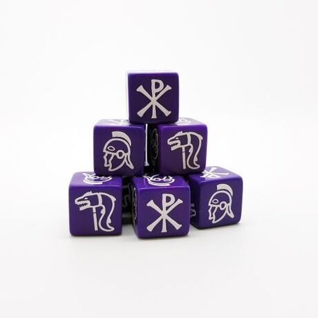Roman & Briton Dice (8)