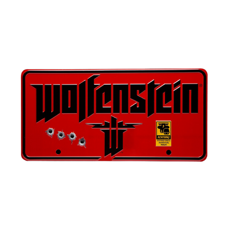 Wolfenstein New Colossus Metal Sign (Metal Stamped / Embossed) Size : 30 x 15 cm