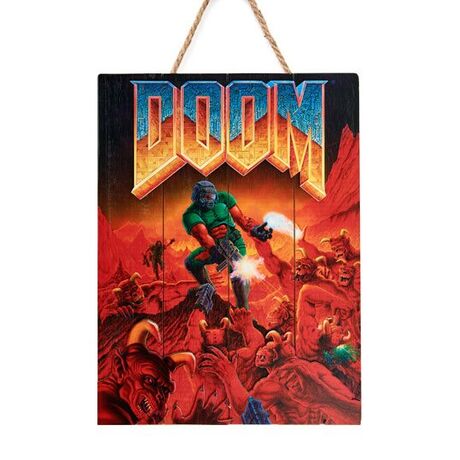 Doom Woodarts Wooden Wall Art 30x40cm