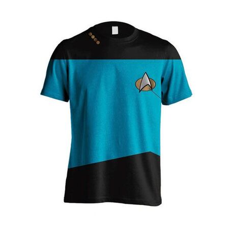 Star Trek T-Shirt Uniform Blue