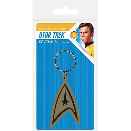 Star Trek Rubber Keychain Insignia 6cm