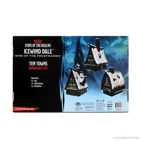 The Lodge Papercraft Set - D&D Icons of the Realms: Icewind Dale: Rime of the Frostmaiden
