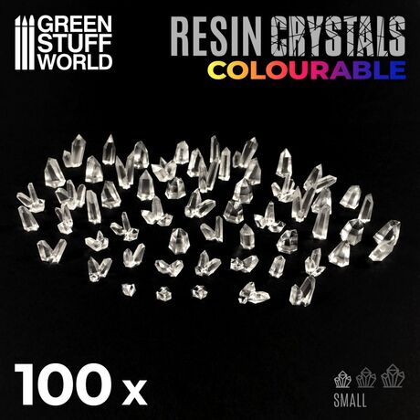 Resin Crystals Clear Small