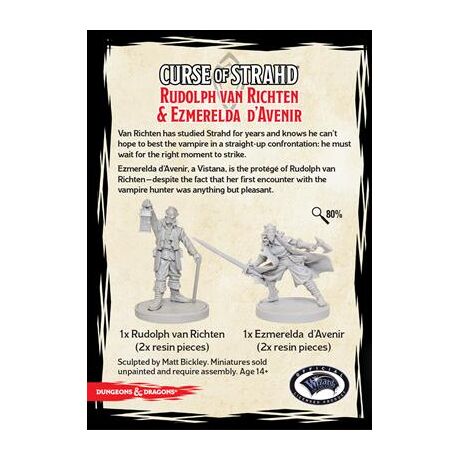 D&D Collector's Series: Ezmerelda D'Avenir & Rudolph Van Richten