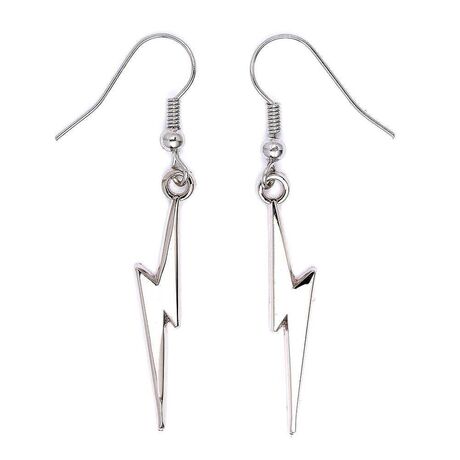 Harry Potter Earrings Lightning Bolt (silver plated)