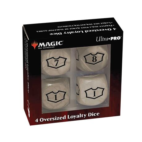 Magic Oversized Loyalty Dice 22mm Plains (4)