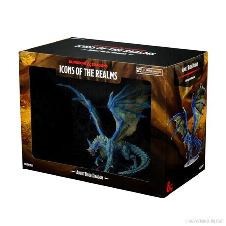 Adult Blue Dragon Premium Figure - D&D Icons of the Realms