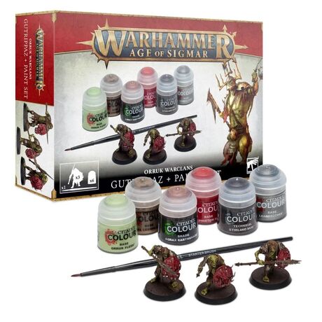 Gutrippaz + Paints Set