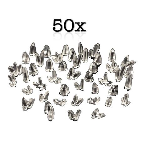 Resin Crystals Medium Clear (50)