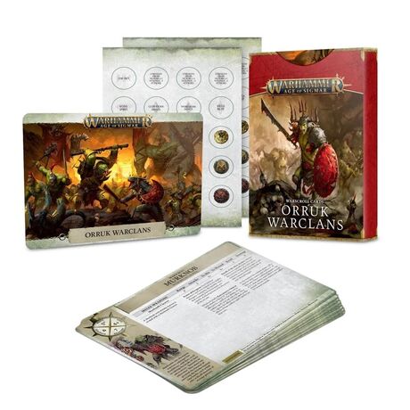 Warscroll Cards: Orruk Warclans (Old)