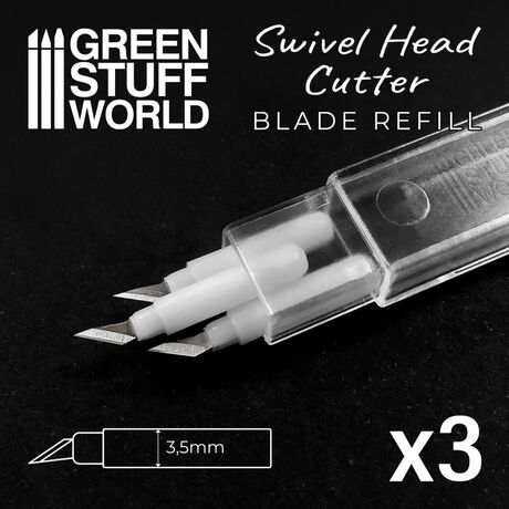 Swivel Head Cutter Refill Blades (3)