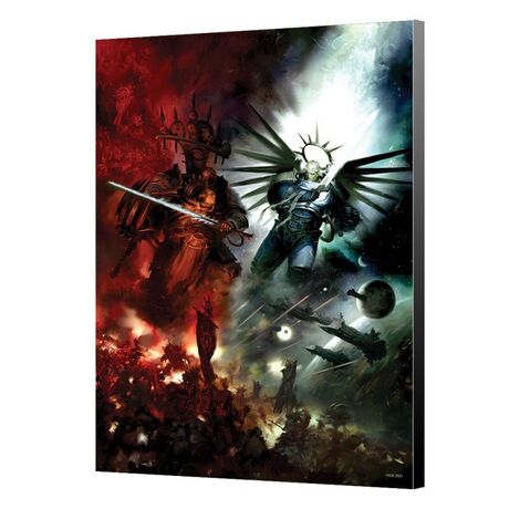 Guilliman vs Abaddon Wood Panel - Warhammer 40K