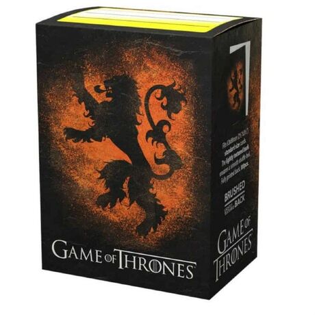 Dragon Shield House Lannister Art Sleeves (100)