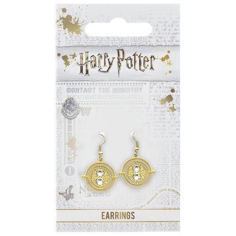 Harry Potter Earrings Time Turner Gold Plated