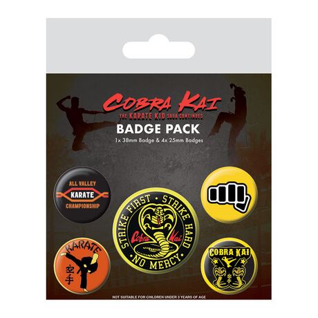Cobra Kai No (Mercy) Badge Pack