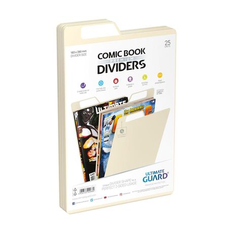 Premium Comic Book Dividers Sand (25)