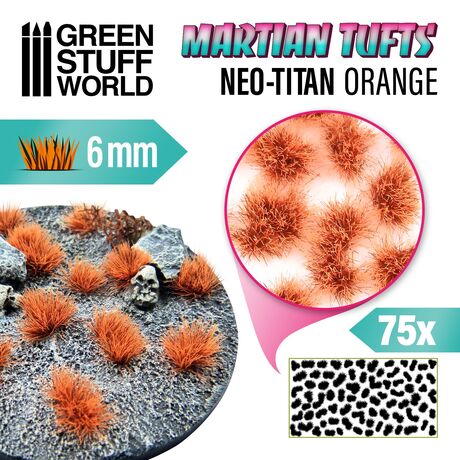 Martian Tufts 6mm Neo-Titan Orange