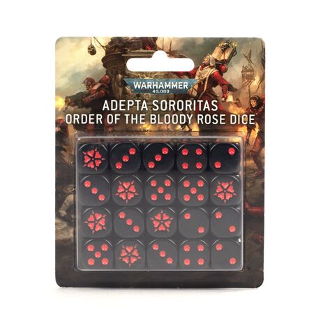 Adepta Sororitas Order of The Bloody Rose Dice Set