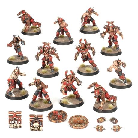 Blood Bowl: Khorne Team The Skull-tribe Slaughterers