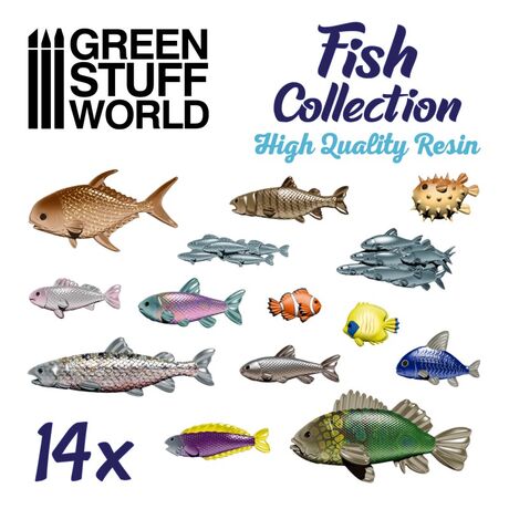 Fish Collection Resin Set (14)