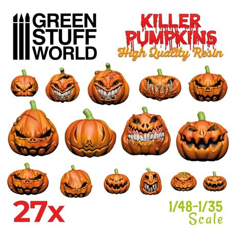 Killer Pumpkins Resin Set (27)