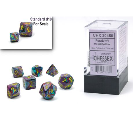 Festive® Mosaic/yellow Mini 7-Die set
