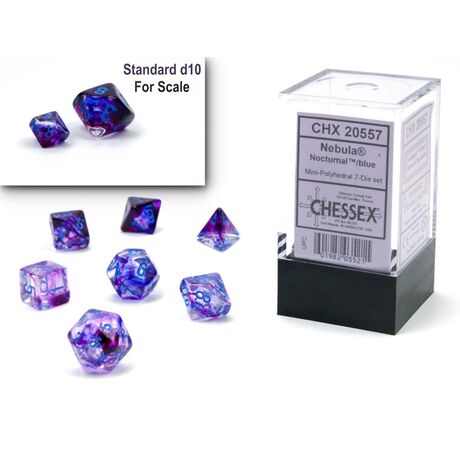 Nebula® Nocturnal™/blue Luminary™ Mini 7-Die Set