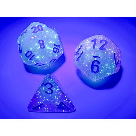 Gemini® Gel Green-Pink/blue Luminary™ 7-Dice Set