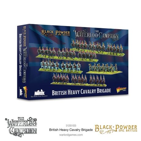 British Heavy Cavalry Brigade Waterloo Epic Battles