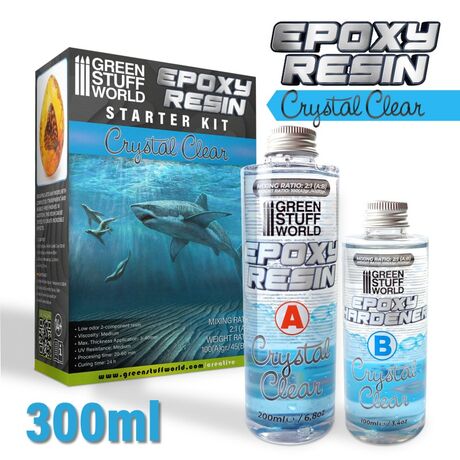 Crystal Clear Epoxy Resin Starter Kit 300ml