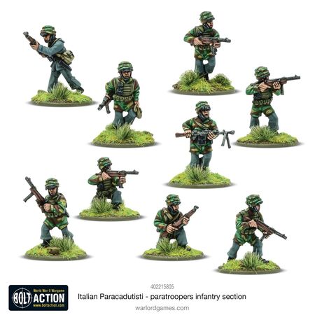 Italian Paracadutisti Infantry Section