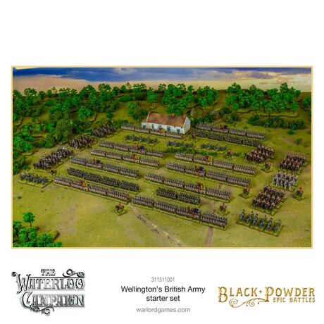 Wellington's British Army Starter Set Waterloo Epic Battles