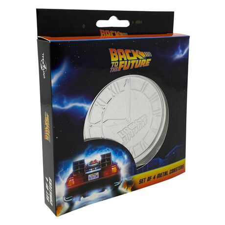 Back to the Future Set of 4 Coasters (μεταλλικό)