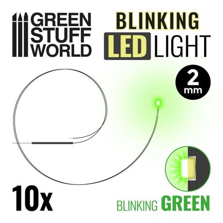 Blinking LEDs Green