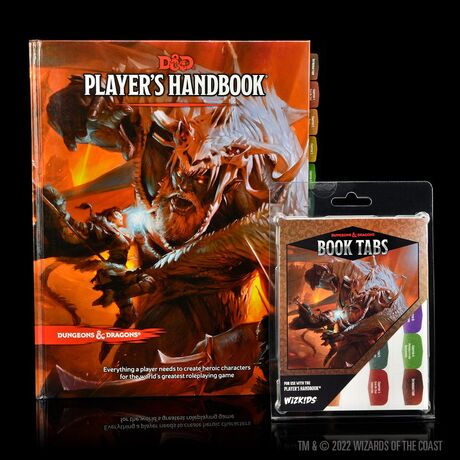 D&D Book Tabs: Player's Handbook