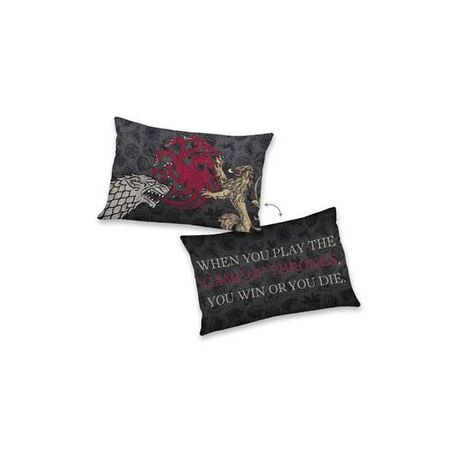 Game Of Thrones Soft Velboa Pillow Logos 30 x 50 cm