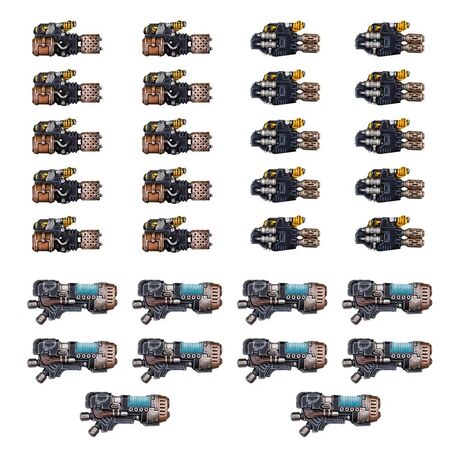 Legiones Astartes: Heavy Flamers, Multi-meltas + Plasma Cannons Upgrade Set