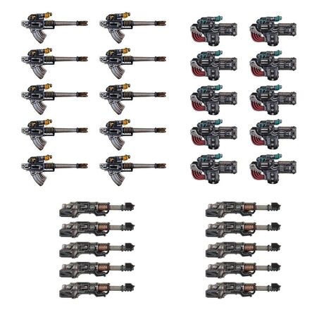 Legiones Astartes: Volkite Culverins + Lascannons Upgrade Set