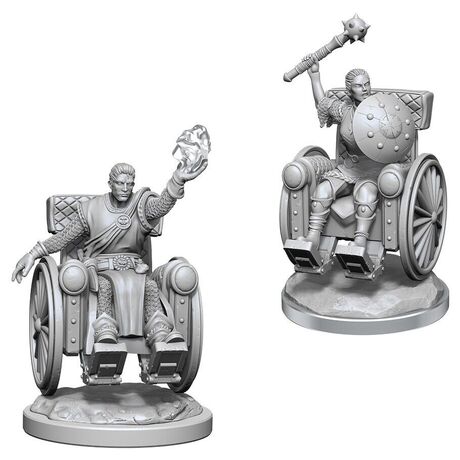 Human Clerics - (Wheelchair) - (Nolzur)