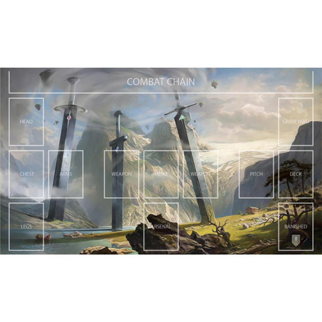 Combat Blades TCG Gaming Mat F&B